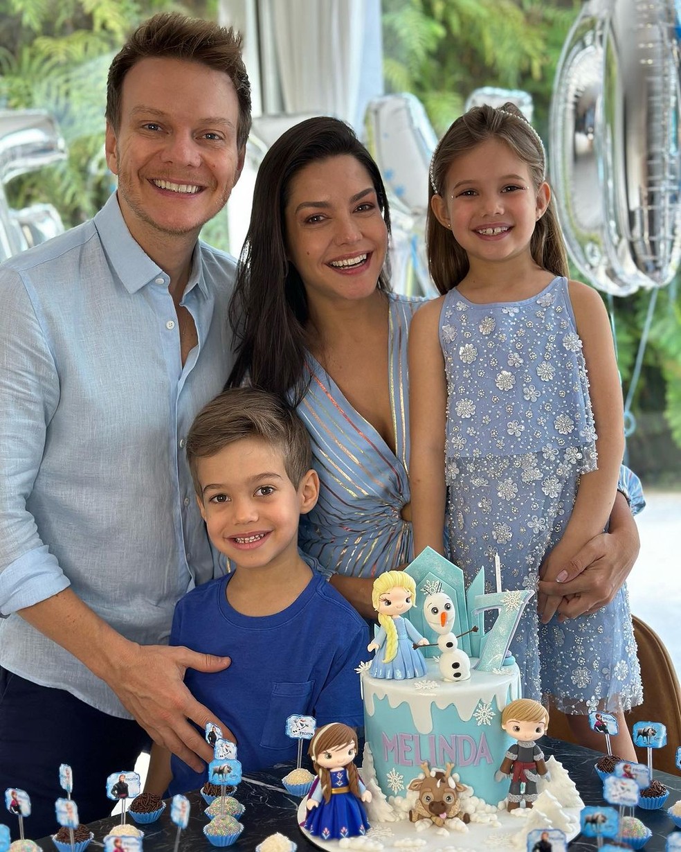 Thais Fersoza elogiou a filha, Melinda, em seu aniversário de 7 anos — Foto: Reprodução Instagram