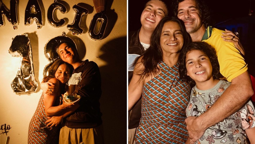 Dira Paes comemora os 18 anos do filho: 'Me belisquem que acho que estou sonhando'