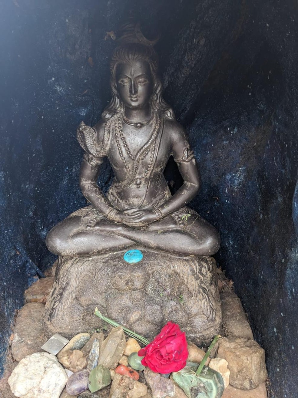 Vrinda Bhumi: comunidade hindu no meio da natureza é refúgio para quem quer se conectar com espiritualidade hindu — Foto: Arquivo pessoal