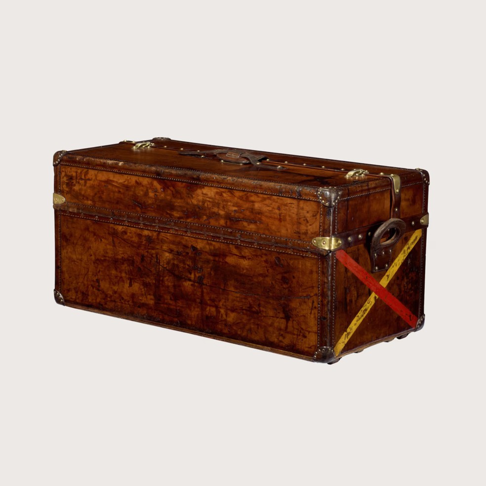 Baú da Louis Vuitton que levava o nome de "Ideal" — Foto: Reprodução/Site Louis Vuitton