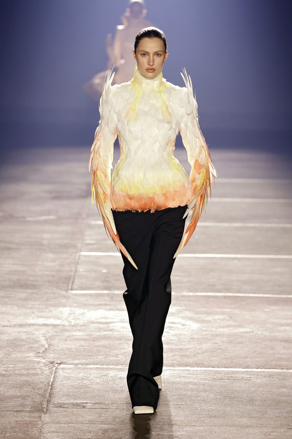 Mugler, verão 2026 — Foto: Getty Images