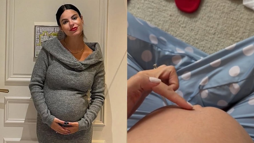 Grávida de 4 meses, Sthefany Brito mostra evolução da barriga e mudança no corpo causada pela gestação
