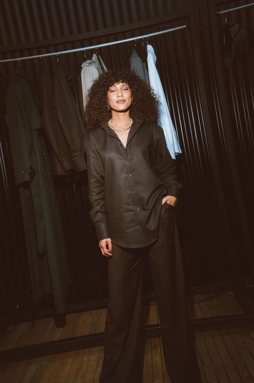 Taís Araujo no desfile da Mondepars — Foto: Leca Novo