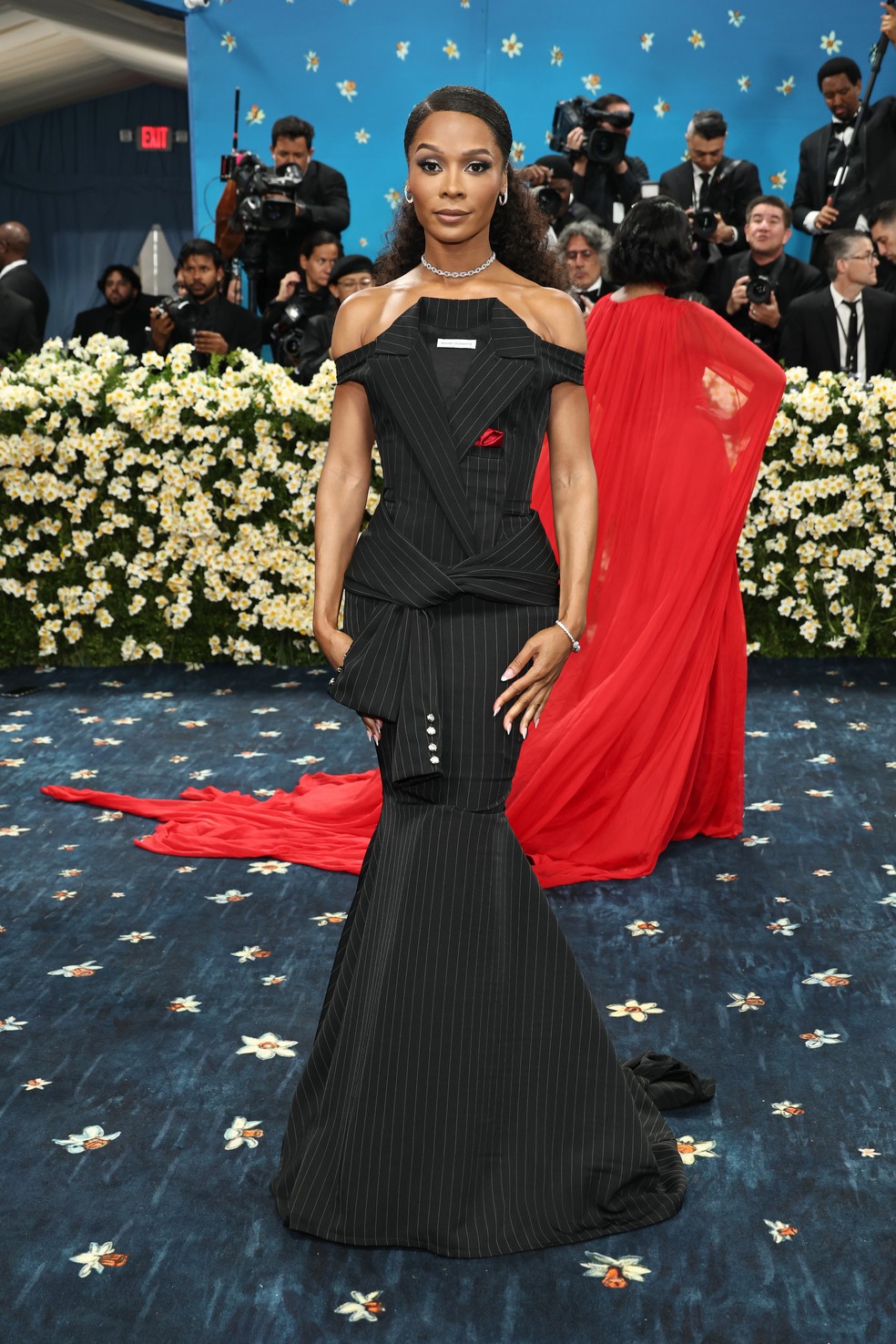 Zuri Hall no Met Gala 2025 — Foto: Getty Images