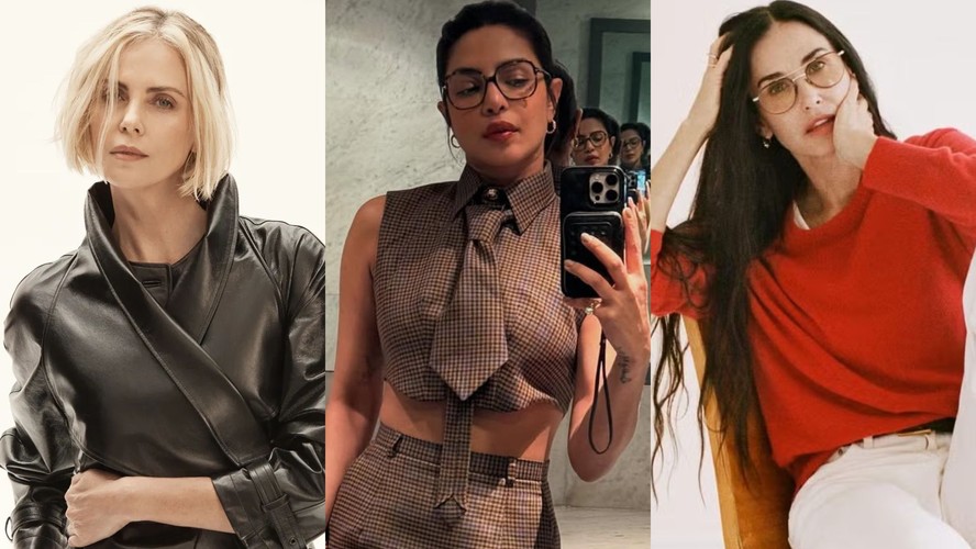 Charlize Theron, Priyanka Chopra, Demi Moore e mais famosas que falaram abertamente de relacionamentos e sexo com homens mais jovens