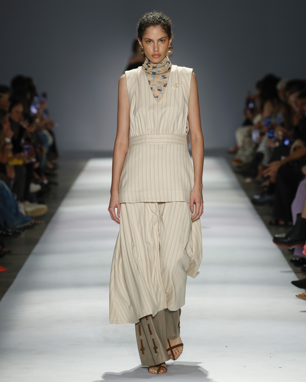 Lilly Sarti no SPFW N 58 — Foto: Divulgação