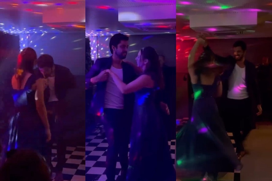 Afilhada de Rodrigo Simas dança valsa com ator em aniversário de 15 anos