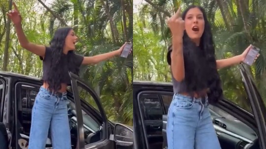 Fãs resgatam vídeo de Ana Castela reagindo ao som de 'Chico' e brincam: 'Já previa'