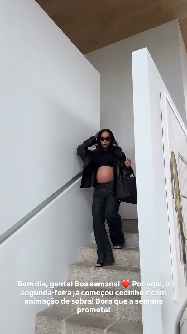 Sabrina Sato beija Nicolas Prattes e exibe barrigão em sua cobertura de ...