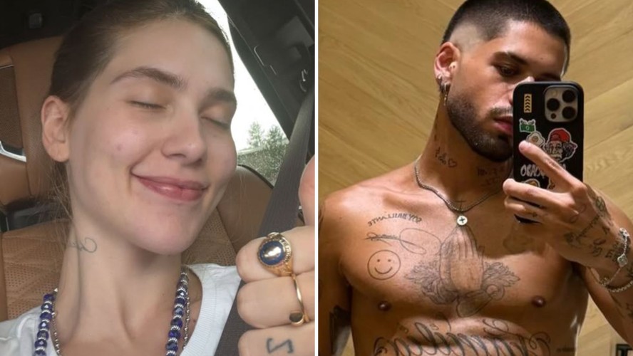 Virgínia Fonseca publica foto de Zé Felipe sem camisa e se empolga: 'Quem  tá passando bem,