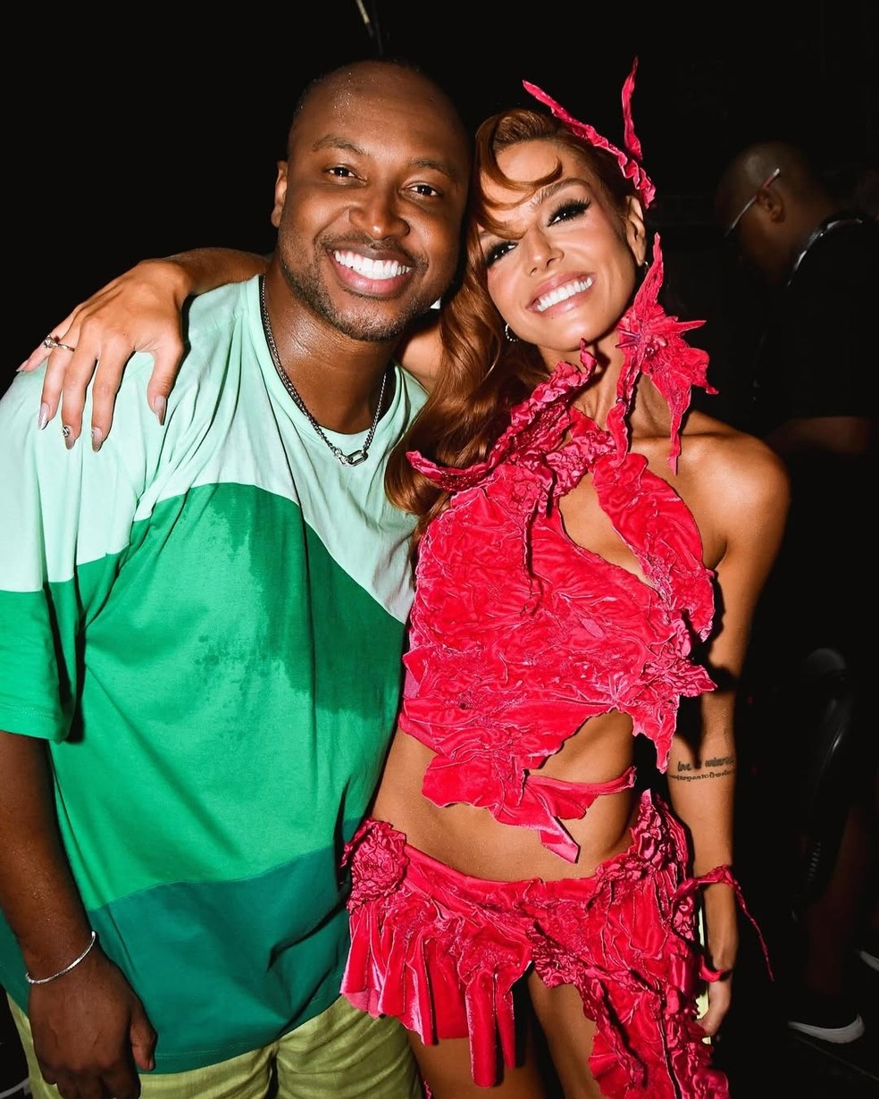 Giovanna Lancellotti encontrou Thiaguinho — Foto: Reprodução/Instagram