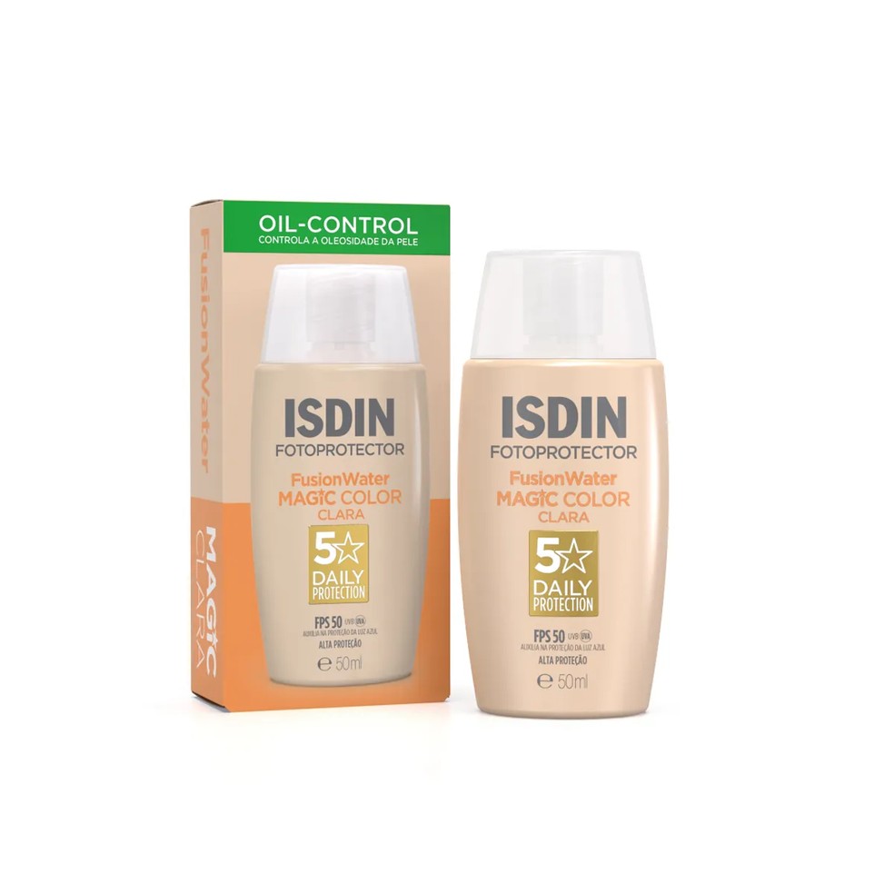 Fusion Water 5 Stars FPS50, ISDIN — R$ 207,99 — Foto: Reprodução