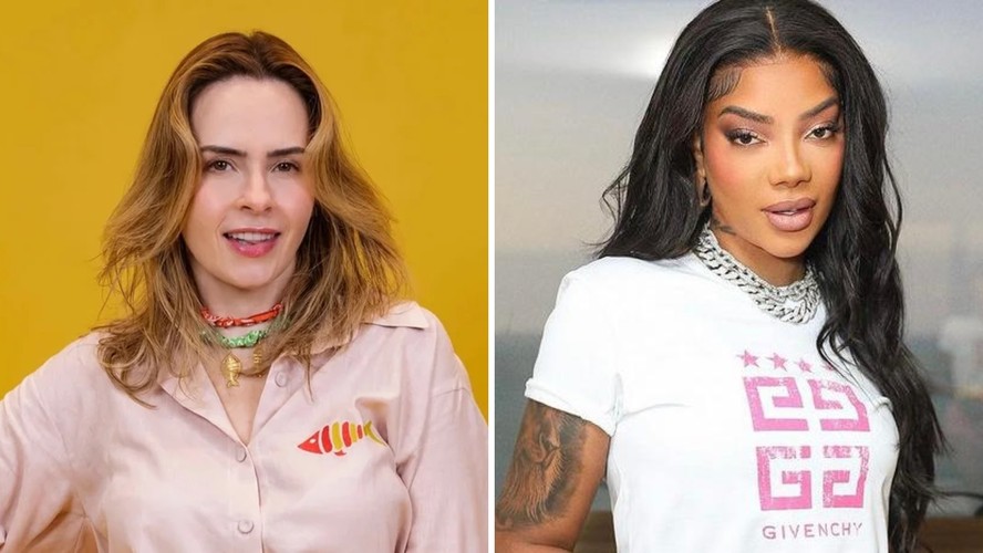Ana Paula Renault pediu uma roupa emprestada para Ludmilla e a cantora reagiu