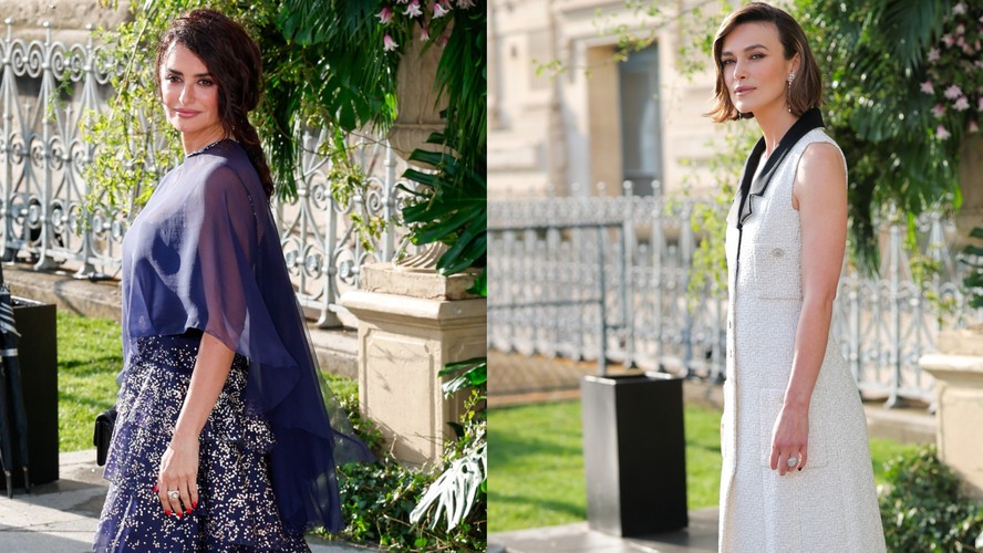 Penélope Cruz e Keira Knightley no Bal d'Été em Paris