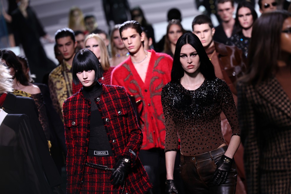 Versace em Milao — Foto: Getty Images