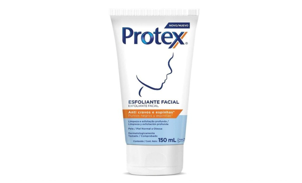 O Protex anti cravos e espinhas visa combater a oleosidade e a formação de acne — Foto: Reprodução/Amazon
