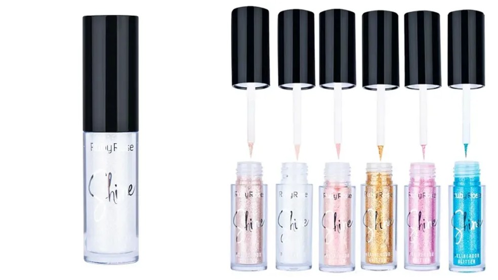 Delineador com glitter Shine Ruby Rose — Foto: Divulgação