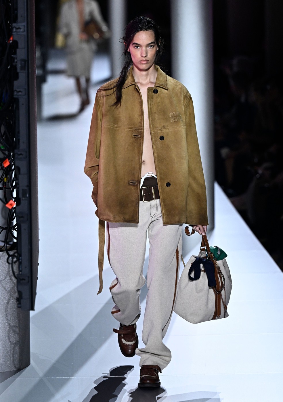 Semana de Moda de Paris: Miu Miu primavera/verão 2024 — Foto: Getty Images
