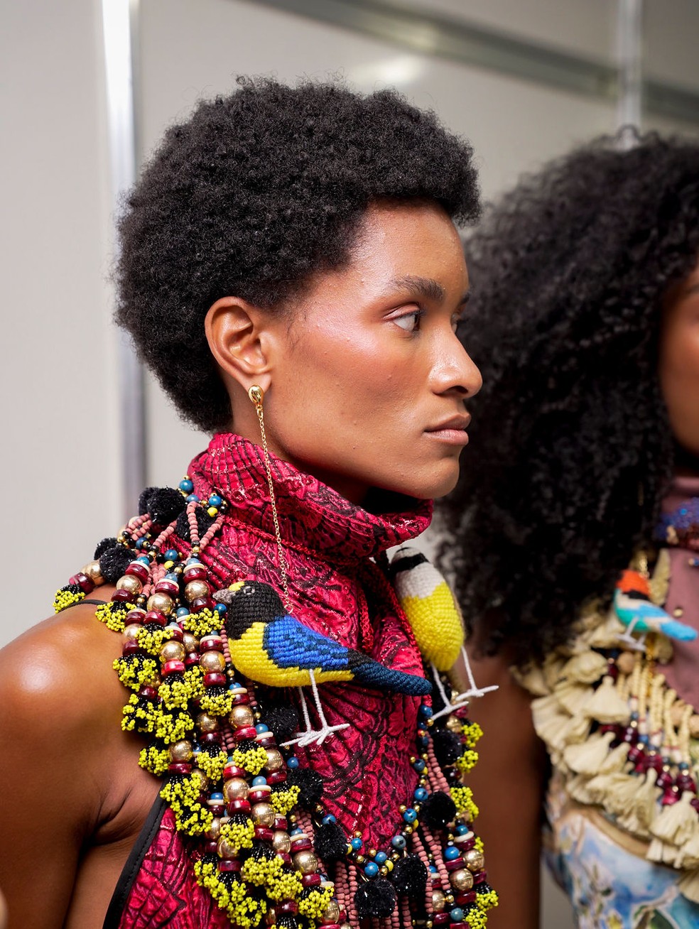 Beleza do desfile da Salinas, na RioFW — Foto: Zé Takahashi