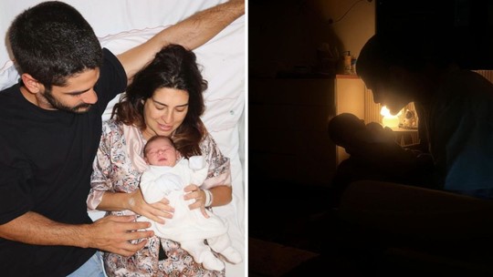 Fe Paes Leme compartilha momento 'pai e filha' de Victor Sampaio e Pilar: 'Boa noite'