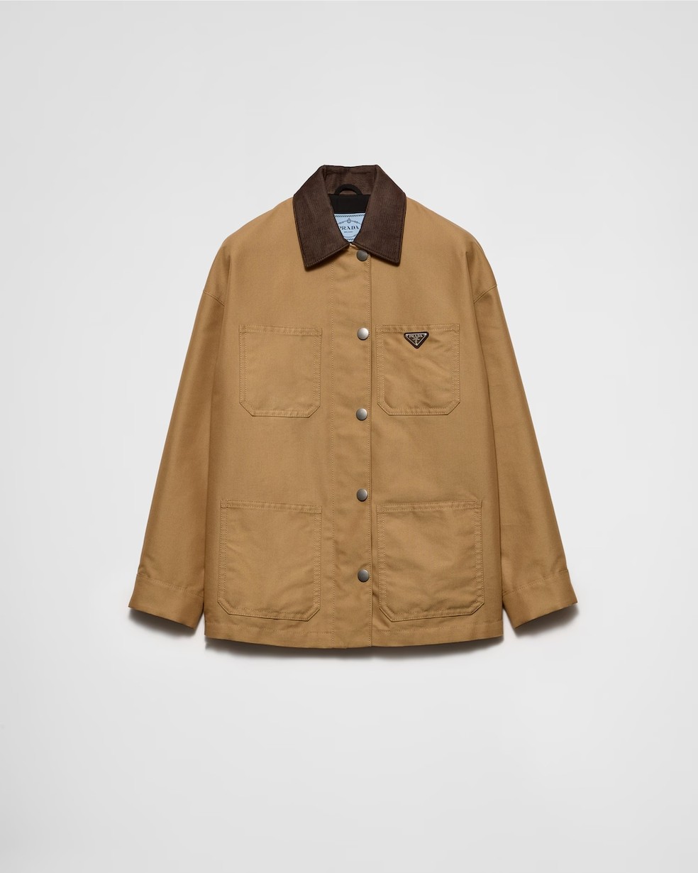 Jaqueta blouson em canvas técnico, Prada — Foto: Divulgação