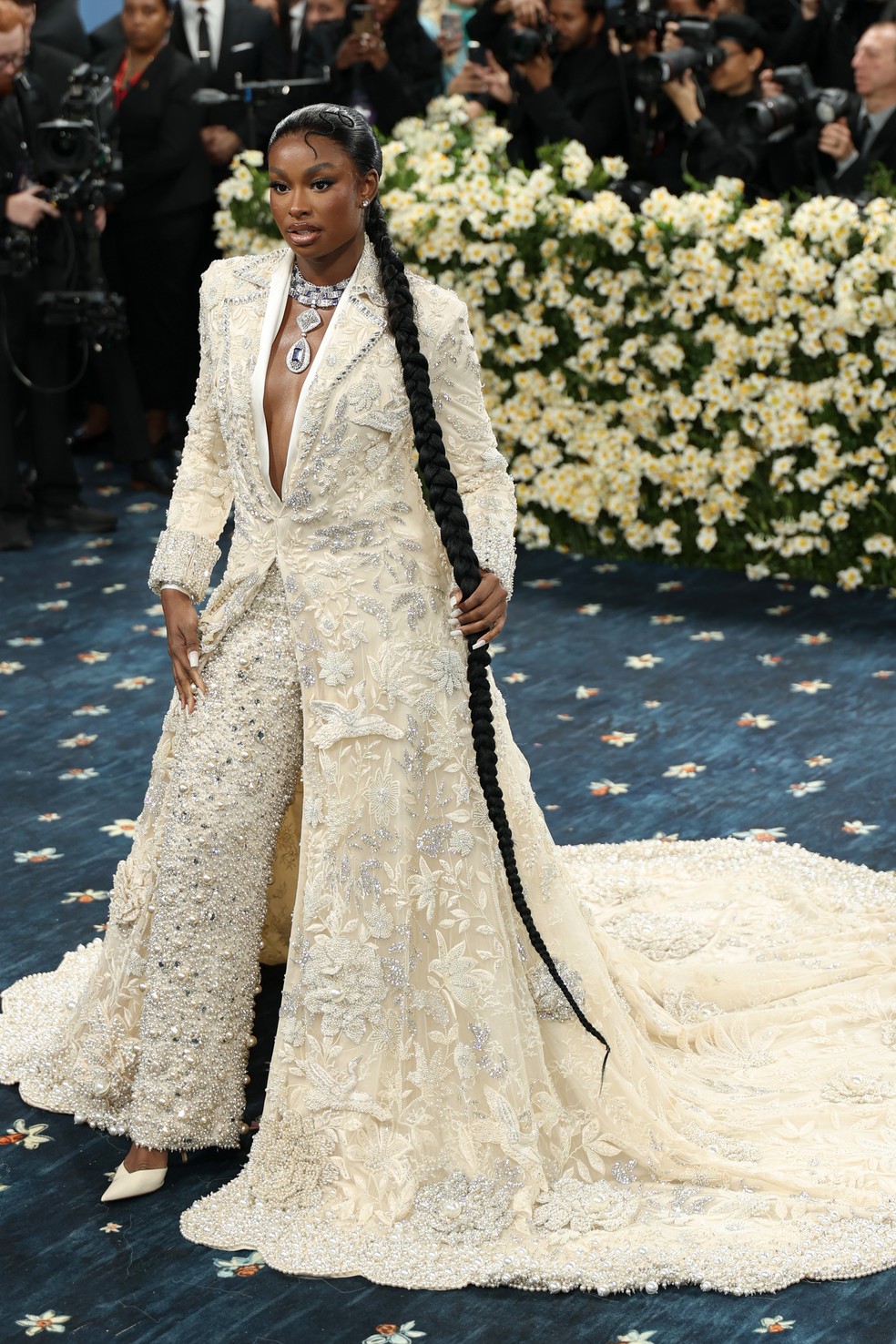 Coco Jones no Met Gala 2025 — Foto: Getty Images