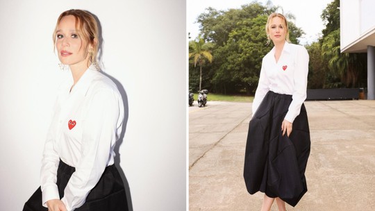 Mariana Ximenes surge com look luxuoso na SP-Arte e revela nova fase: “Aprendi a valorizar a pausa”