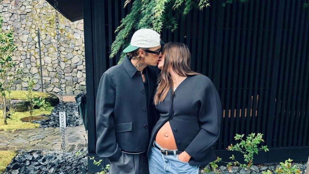 Nasce Jack Blues Bieber, primeiro filho de Justin e Hailey Bieber — Foto: Reprodução/Instagram