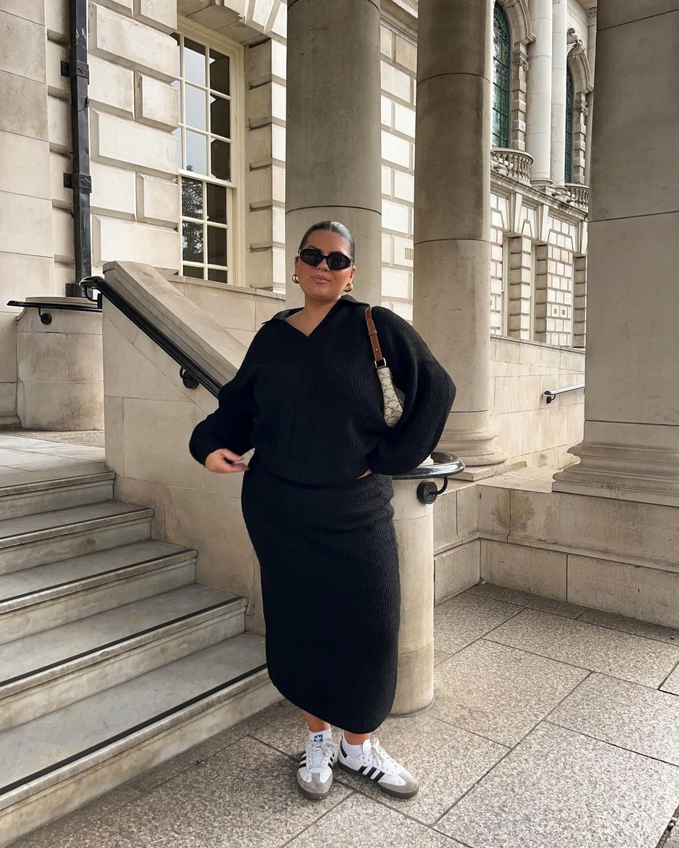 Look all black — Foto: Reprodução/Instagram