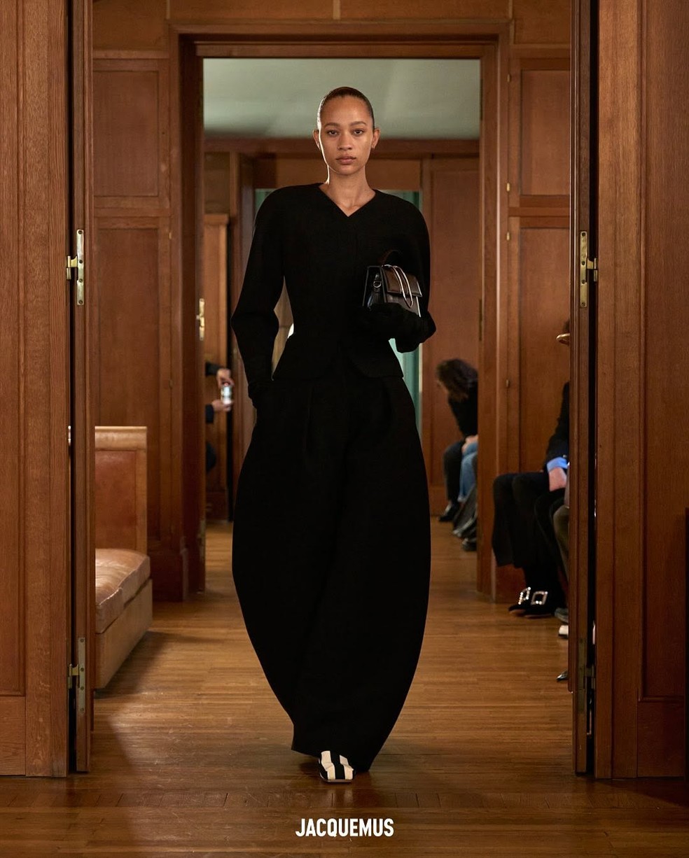 Jacquemus na Semana de Moda Masculina de Paris  — Foto: Reprodução/Instagram