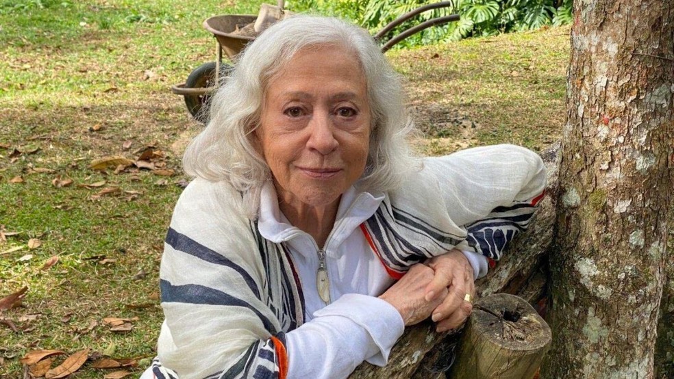 Fernanda Montenegro em gravação do especial 'Amor e Sorte' — Foto: (Foto: Globo/Andrucha Waddington)