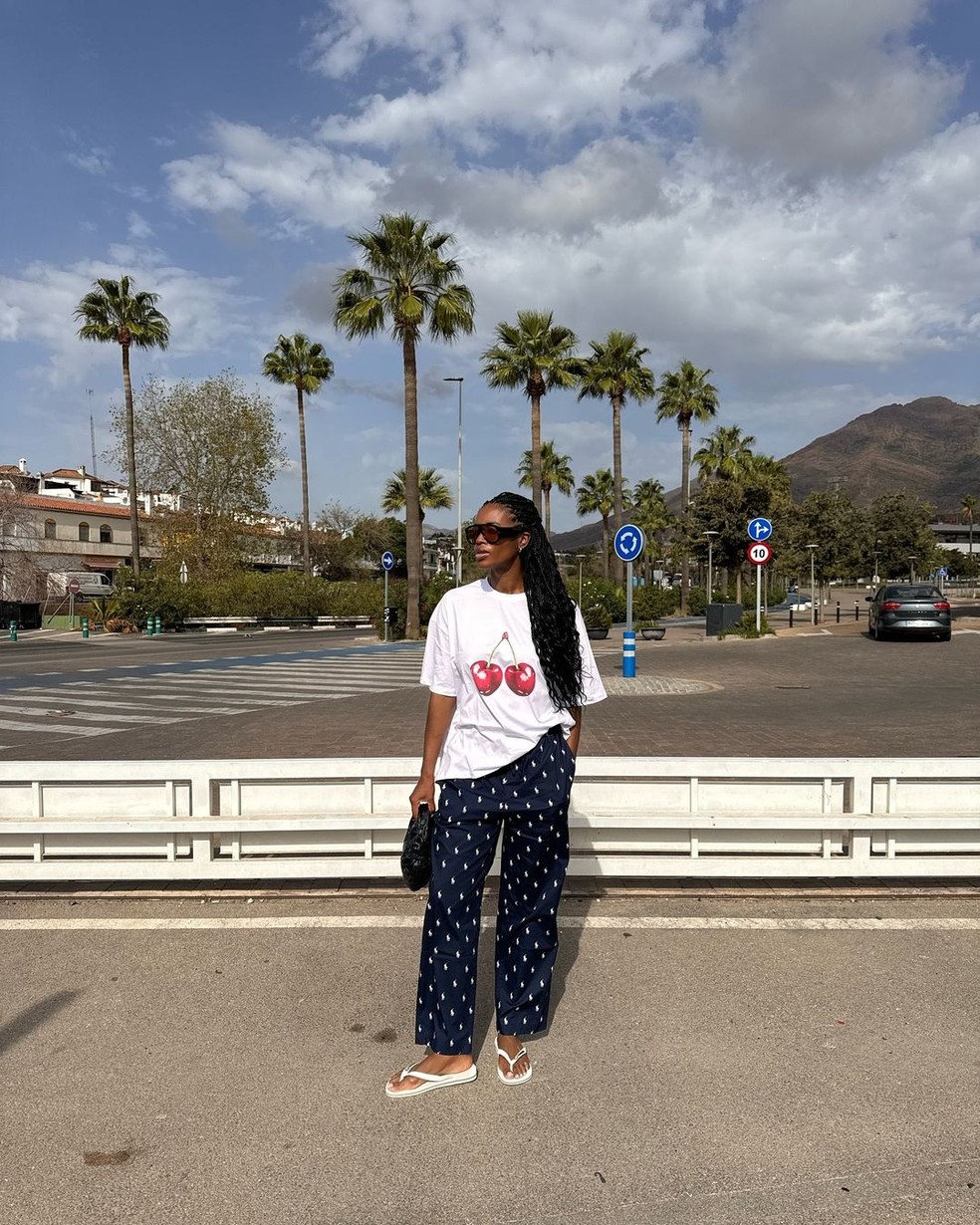 Look com chinelo Havaianas — Foto: Reprodução/Instagramm @nlmarilyn