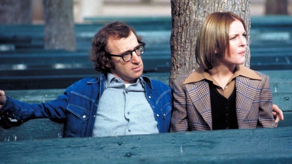 Diane Keaton ao lado de Woody Allen em 'Sonhos de um Sedutor' (1972) — Foto: Divulgação