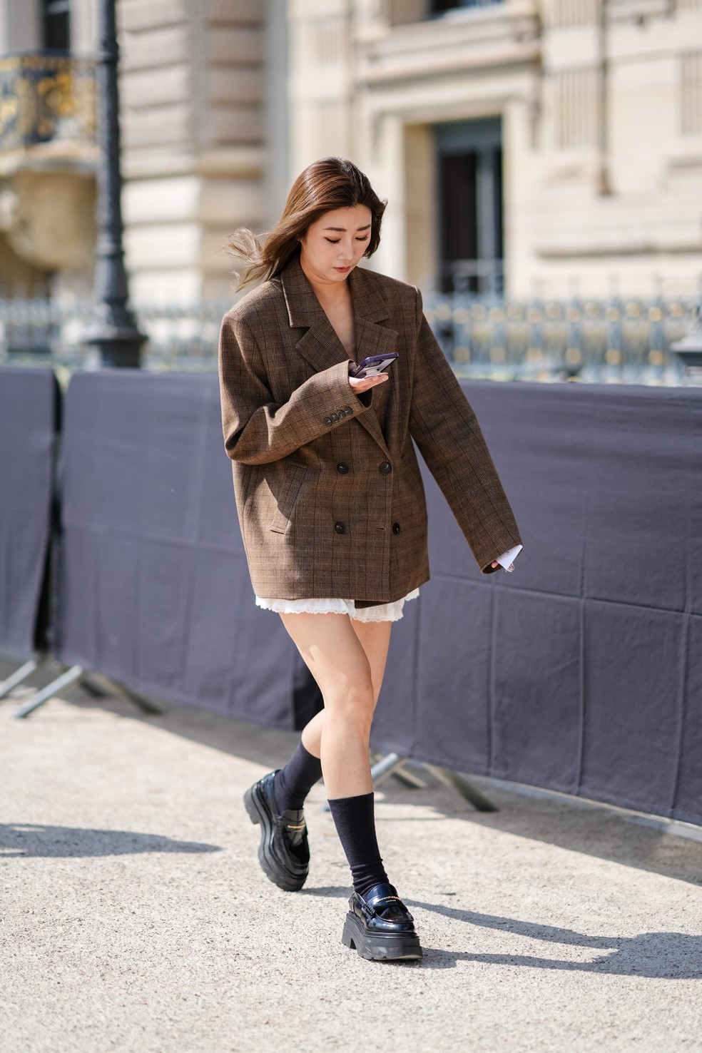 Street style na alta-costura de Paris — Foto: Getty Images