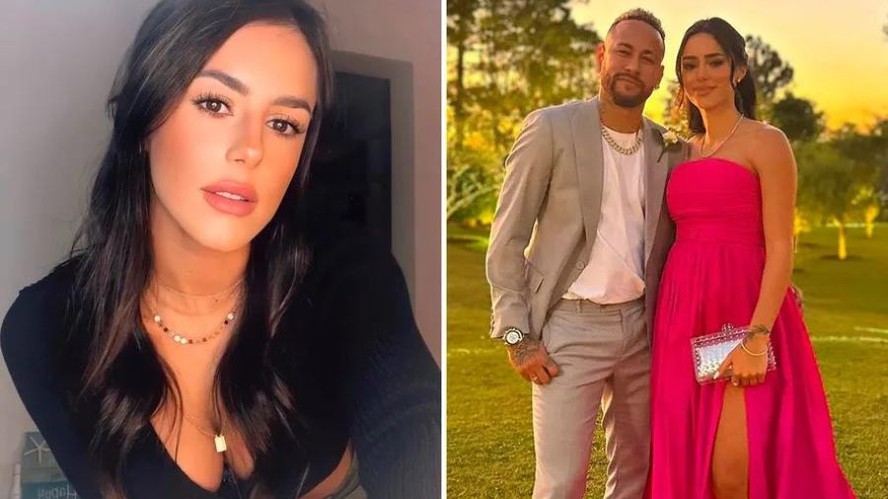 Irmã de Bruna Biancardi recebe críticas por visitar a casa de Neymar Jr e rebate: 'Viver em harmonia'