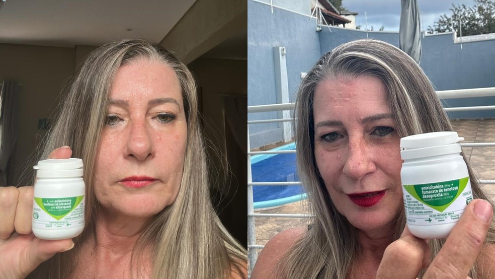 A empresária Ana Paula Bernardo, de 57 anos, utiliza a PrEP (Profilaxia Pré-Exposição) como forma de prevenção à exposição ao vírus do HIV — Foto: Arquivo pessoal