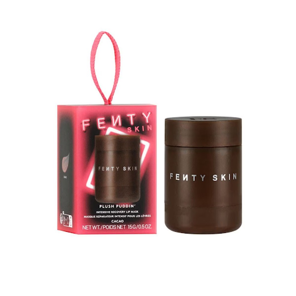 Máscara labial Plush Puddin' Cacao, Fenty Skin - R$ 159,00 — Foto: Divulgação
