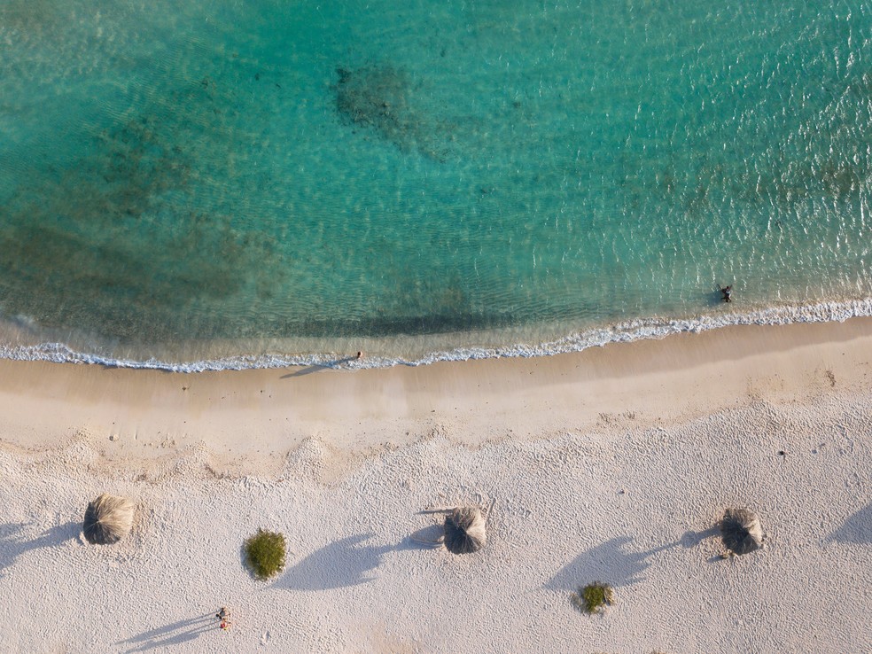 Baby Beach, San Nicolas, Aruba — Foto: Getty Images