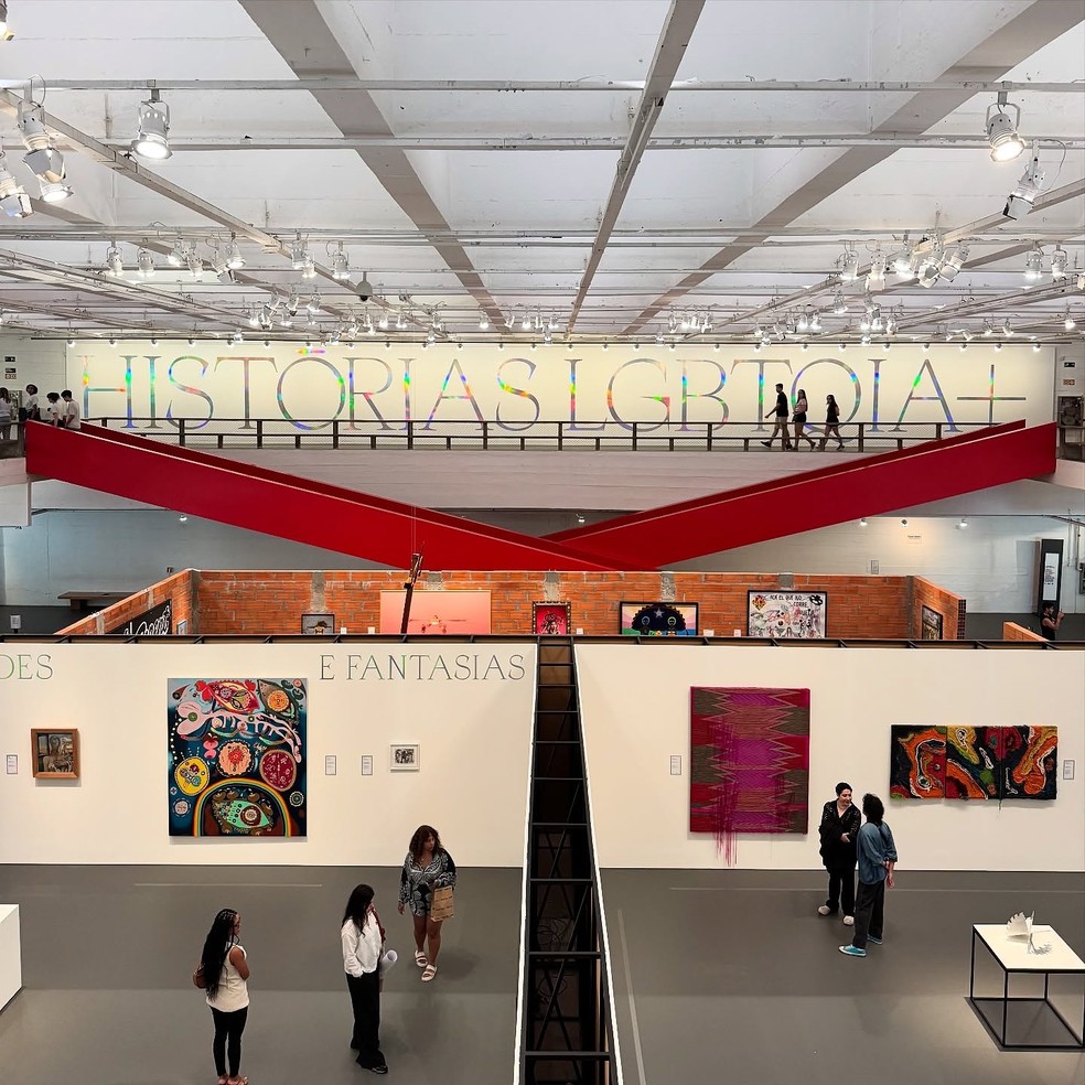 Exposição no Masp — Foto: Reprodução/Instagram @attosss