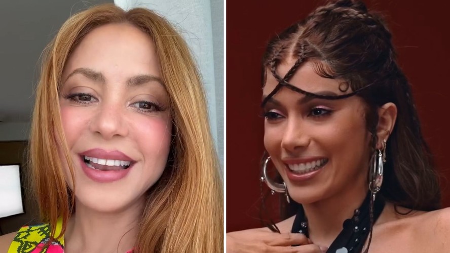 Shakira manda recado em português após anúncio de parceria com Anitta: 'Estou tão empolgada'