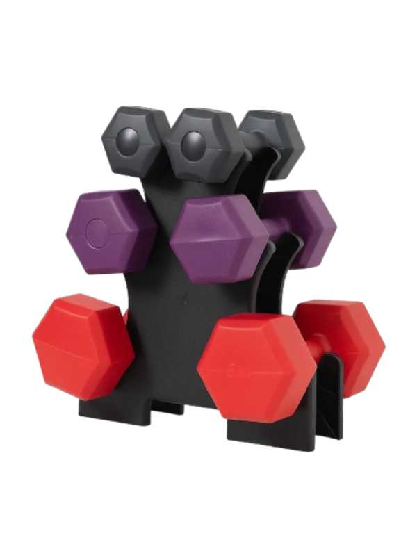Kits De Halter Par De 1 Kg A 3 Kg Com Suport