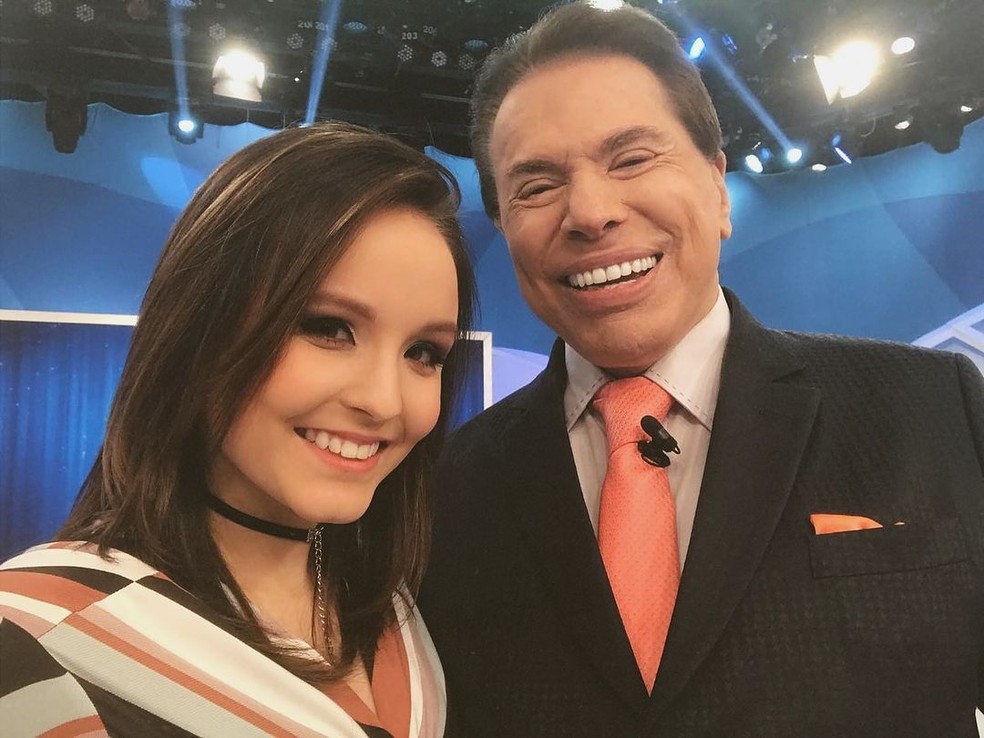 Larissa Manoela faz homenagem após morte de Silvio Santos — Foto: Reprodução/Instagram