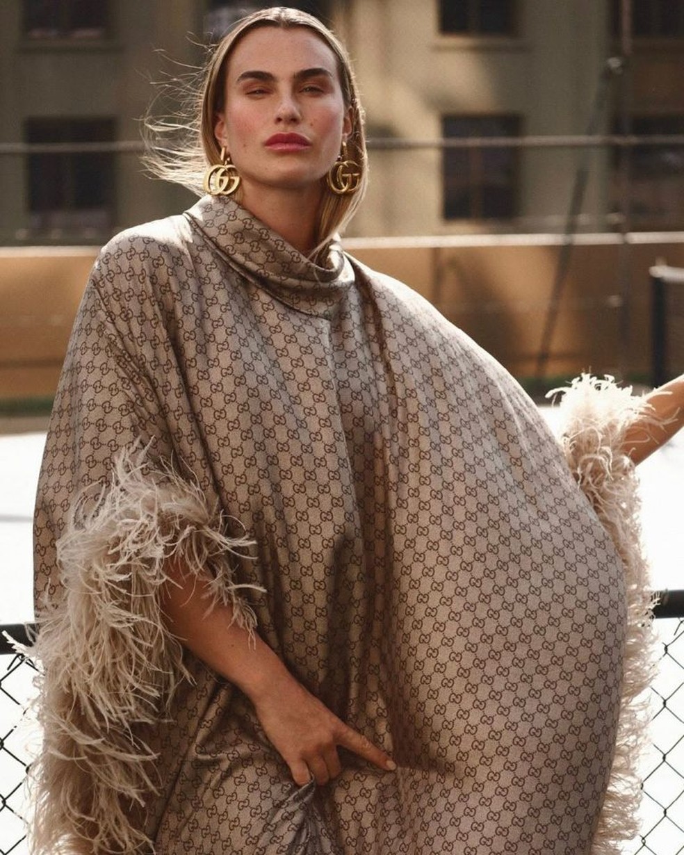 Aryna Sabalenka para Gucci — Foto: Divulgação