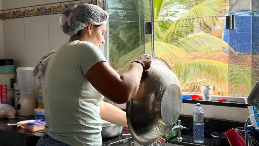 'Tentamos ajudar uns aos outros', reflete a mineira — Foto: Dion Soares