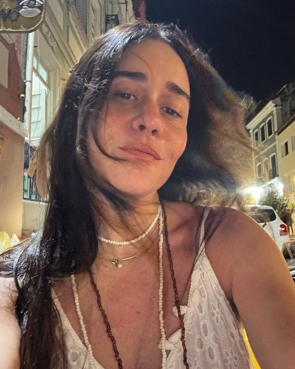 Alessandra Negrini compartilhou momentos na Bahia — Foto: Reprodução/ Instagram