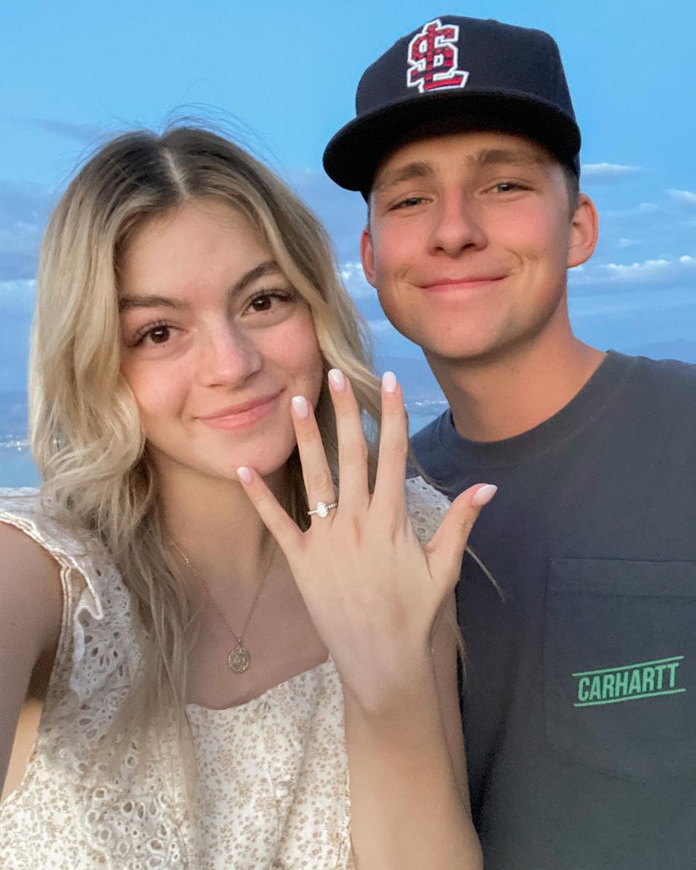 Lauren casou aos 20 anos com namorado do ensino médio — Foto: Reprodução/ Instagram