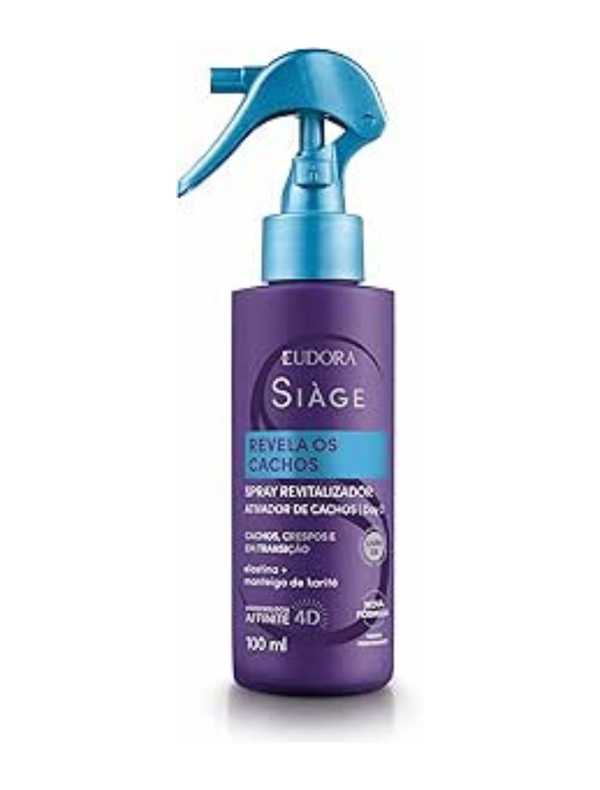 Spray Revitalizador Revela Os Cachos Eudora