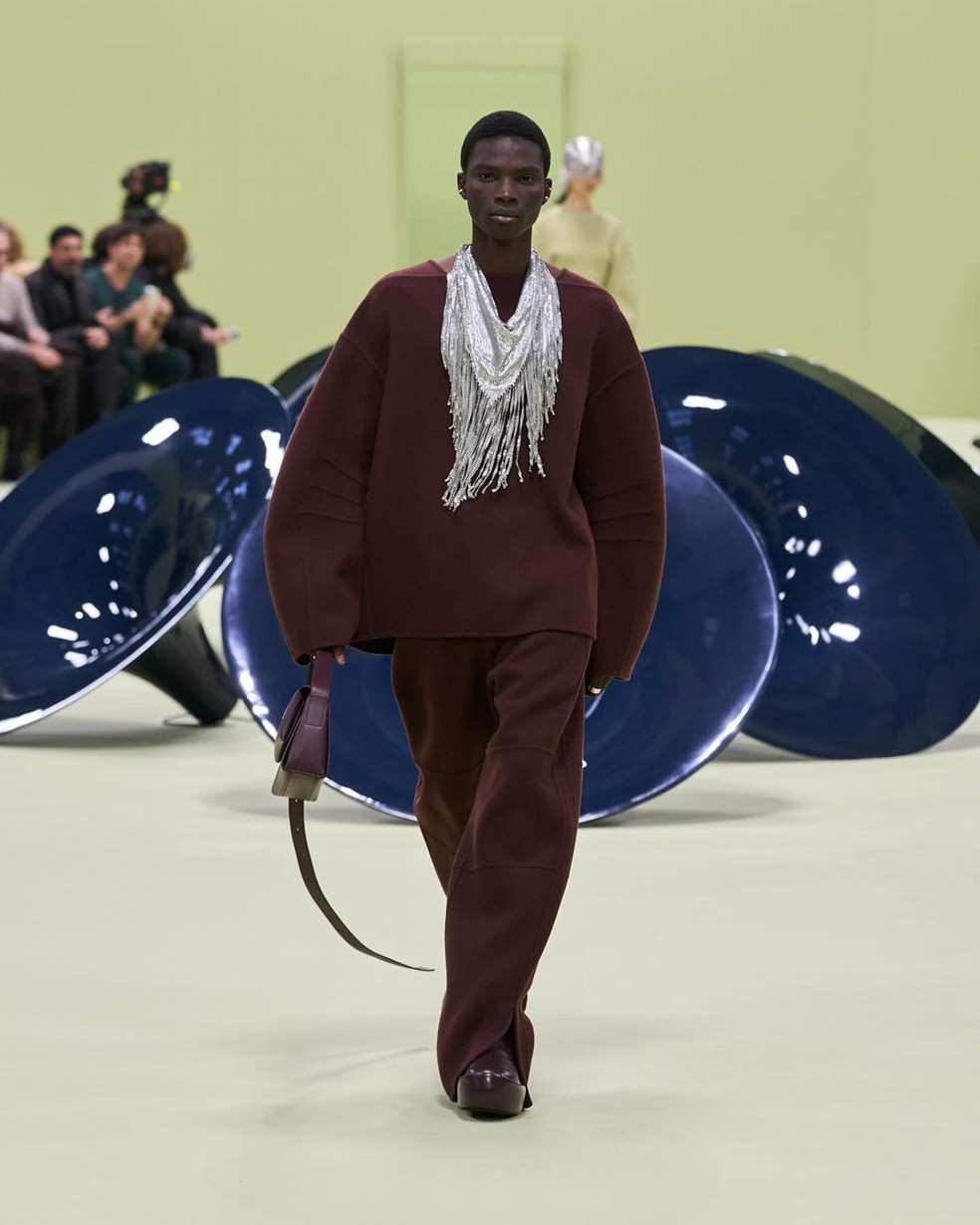 Desfile Jil Sander inverno 2024  — Foto: Reprodução/Instagram Jil Sander