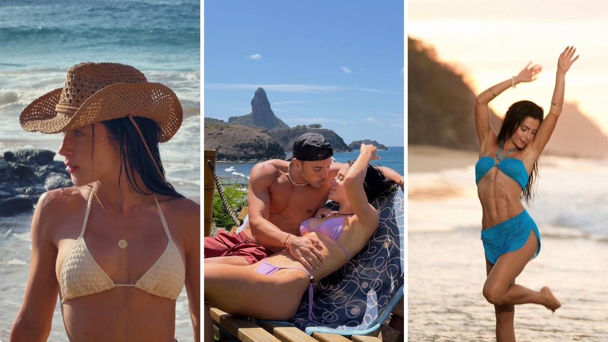 Jade Picon abre álbum de viagem romântica com André Lamoglia