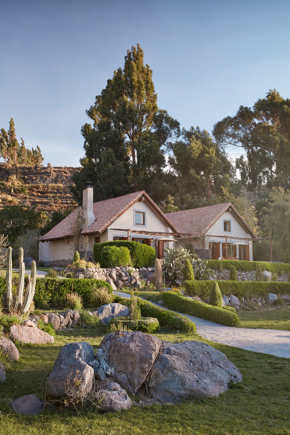 Os chalés do Las Casitas — Foto: Divulgação